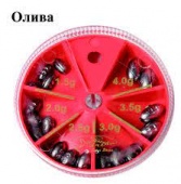 Набор грузов СР Олива 1,5-4,0г (60гр)