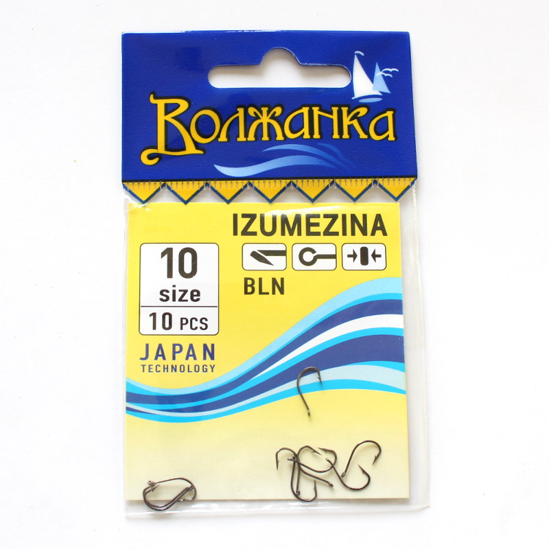 Крючки Волжанка Izumezina (уп/10шт)     