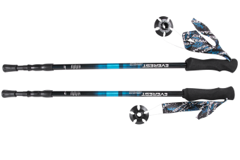 Палки для ходьбы трекинг телескопичTT Everest Green 1,05-1,35м 3-х секционные