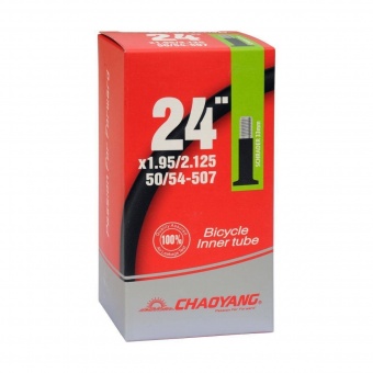 Велокамера 24"Chao Yang 24х1,95/2,125 A/V 48мм 3082448-005