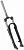 Вилка безрезьбовая 27,5"1-1/8" Диск SUNTOUR SF-XCT30 DS 110149