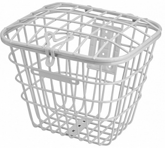 Корзинавело JL-075 на 28" с крышкой белая 270056